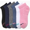 image:imageNautica Womens Quarter Socks  6 Pack Cushioned Athletic Performance Breathable Mesh Womens Ankle Socks Sizes 410Blue Assorted