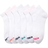 image:imageNautica Womens Quarter Socks  6 Pack Cushioned Athletic Performance Breathable Mesh Womens Ankle Socks Sizes 410Bright White