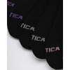 image:imageNautica Womens Quarter Socks  6 Pack Cushioned Athletic Performance Breathable Mesh Womens Ankle Socks Sizes 410Classic Black