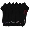 image:imageNautica Womens Quarter Socks  6 Pack Cushioned Athletic Performance Breathable Mesh Womens Ankle Socks Sizes 410Classic Black