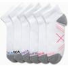image:imageNautica Womens Quarter Socks  6 Pack Cushioned Athletic Performance Breathable Mesh Womens Ankle Socks Sizes 410Classic White