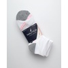 image:imageNautica Womens Quarter Socks  6 Pack Cushioned Athletic Performance Breathable Mesh Womens Ankle Socks Sizes 410Classic White