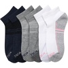 image:imageNautica Womens Quarter Socks  6 Pack Cushioned Athletic Performance Breathable Mesh Womens Ankle Socks Sizes 410GreyWhiteBlue