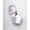 image:imageNautica Womens Quarter Socks  6 Pack Cushioned Athletic Performance Breathable Mesh Womens Ankle Socks Sizes 410GreyWhiteBlue