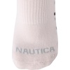 image:imageNautica Womens Quarter Socks  6 Pack Cushioned Athletic Performance Breathable Mesh Womens Ankle Socks Sizes 410Light Pink Black