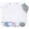image:imageNautica Womens Quarter Socks  6 Pack Cushioned Athletic Performance Breathable Mesh Womens Ankle Socks Sizes 410White Multi
