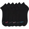 image:imageNautica Womens Quarter Socks  6 Pack Cushioned Moisture Wicking Athletic Quarter Socks for WomenAll Black