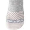 image:imageNautica Womens Quarter Socks  6 Pack Cushioned Moisture Wicking Athletic Quarter Socks for WomenAssorted Logo