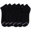 image:imageNautica Womens Quarter Socks  6 Pack Cushioned Moisture Wicking Athletic Quarter Socks for WomenBlack