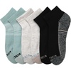 image:imageNautica Womens Quarter Socks  6 Pack Cushioned Moisture Wicking Athletic Quarter Socks for WomenBlackOatmealGreen