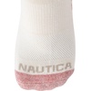 image:imageNautica Womens Quarter Socks  6 Pack Cushioned Moisture Wicking Athletic Quarter Socks for WomenOatmeal Logo