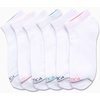 image:imageNautica Womens Quarter Socks  6 Pack Cushioned Moisture Wicking Athletic Quarter Socks for WomenWhite