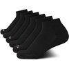 image:imageNautica Womens Quarter Socks  6 Pack Cushioned Athletic Performance Breathable Mesh Womens Ankle Socks Sizes 410Black