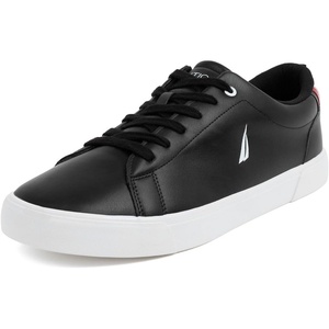 image:imageNautica Mens Casual Shoe Classic LaceUp Low Top Loafer Fashion Sneaker  in Medium amp Wide Width SizesBlackWhite