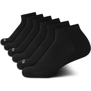 image:imageNautica Womens Quarter Socks  6 Pack Cushioned Athletic Performance Breathable Mesh Womens Ankle Socks Sizes 410Black