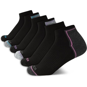 image:imageNautica Womens Quarter Socks  6 Pack Cushioned Athletic Performance Breathable Mesh Womens Ankle Socks Sizes 410BlackMulti