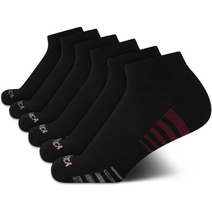image:imageNautica Womens Quarter Socks  6 Pack Cushioned Athletic Performance Breathable Mesh Womens Ankle Socks Sizes 410Classic Black