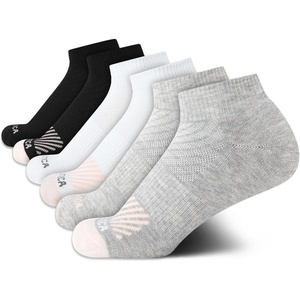 image:imageNautica Womens Quarter Socks  6 Pack Cushioned Moisture Wicking Athletic Quarter Socks for WomenAssorted Logo