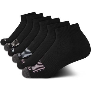 image:imageNautica Womens Quarter Socks  6 Pack Cushioned Moisture Wicking Athletic Quarter Socks for WomenBlack Logo