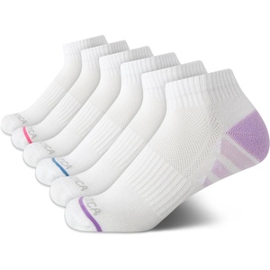 image:imageNautica Womens Quarter Socks  6 Pack Cushioned Moisture Wicking Athletic Quarter Socks for WomenClassic White