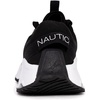 image:imageNautica Kids Running Sneakers  Comfortable Shoes for Boys and Girls  Sizes for Big amp Little Kids LaceUpBungee ManalapinBlack Whitewavy