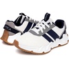 image:imageNautica Kids Running Sneakers  Comfortable Shoes for Boys and Girls  Sizes for Big amp Little Kids LaceUpBungee ManalapinWhite Grey Navywavy