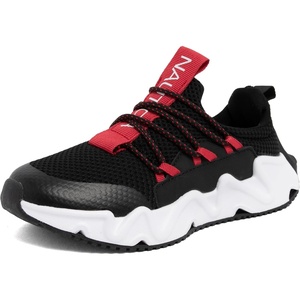 image:imageNautica Kids Running Sneakers  Comfortable Shoes for Boys and Girls  Sizes for Big amp Little Kids LaceUpBungee ManalapinRed Blackmimm