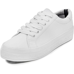 image:imageNautica Platform Sneakers for Womens Fashion Trendy Shoes White Casual Sneaker Thick Sole Everyday Walking ShoesAelisa X White