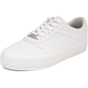 image:imageNautica Platform Sneakers for Womens Fashion Trendy Shoes White Casual Sneaker Thick Sole Everyday Walking ShoesWhite