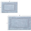 image:imageNautica  Bath Rugs Soft amp Absorbent Tufted Cotton Bath Mat OekoTex Certified Peniston Dark Grey 2PiecePeniston Blue