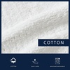 image:imageNautica  Bath Rugs Soft amp Absorbent Tufted Cotton Bath Mat OekoTex Certified Peniston Dark Grey 2PiecePeniston White