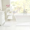 image:imageNautica  Bath Rugs Soft amp Absorbent Tufted Cotton Bath Mat OekoTex Certified Peniston Dark Grey 2PiecePeniston White