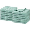 image:imageNautica  Bathroom Towels Soft Cotton Washcloth Bath amp Hand Towel Set Highly Absorbent amp Quick Dry Zero Twist Set of 6 College Dorm Room Essentials Oceane Dark GreyOceane Turquoise