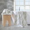 image:imageNautica  Bathroom Towels Soft Plush Washcloth Bath amp Hand Towel Set Highly Absorbent Yarn Dyed Terry Cotton Set of 6 College Dorm Room Essentials Belle Castle BlueMinera Green
