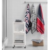 image:imageNautica  Bathroom Towels Soft Plush Washcloth Bath amp Hand Towel Set Highly Absorbent Yarn Dyed Terry Cotton Set of 6 College Dorm Room Essentials Belle Castle BlueSignature Grey