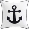 image:imageNautica  Decorative Pillow Soft amp Plush Printed Throw Pillow Square Pillow for Bed or Couch Sailor Stripe Blue 18 x 18Anchor Loop Blue