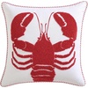 image:imageNautica  Decorative Pillow Soft amp Plush Printed Throw Pillow Square Pillow for Bed or Couch Sailor Stripe Blue 18 x 18Lobster Red