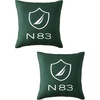 image:imageNautica  Decorative Pillow Soft amp Plush Printed Throw Pillow Square Pillow for Bed or Couch Sailor Stripe Blue 18 x 18N83 Boat Green