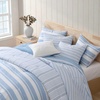 image:imageNautica  Decorative Pillow Soft amp Plush Printed Throw Pillow Square Pillow for Bed or Couch Sailor Stripe Blue 18 x 18Starfish Loop White