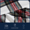 image:imageNautica  Fleece Throw Blanket for Couch 50x70 Ultra Soft Reversible Plush Blanket Lightweight Printed Throw Americana Decor Perfect for Sofa Bed Living Room BlueHillcrest PlaidSailor Stripe Red