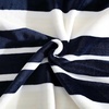 image:imageNautica  Fleece Throw Blanket for Couch 50x70 Ultra Soft Reversible Plush Blanket Lightweight Printed Throw Americana Decor Perfect for Sofa Bed Living Room BlueVaraderoCraver Stripe Blue