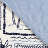 image:imageNautica  Fleece Throw Blanket for Couch 50x70 Ultra Soft Reversible Plush Blanket Lightweight Printed Throw Americana Decor Perfect for Sofa Bed Living Room BlueBeach CollagePenny Pinstripe Blue