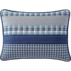 image:imageNautica  Queen Quilt Set Reversible Bedding with Matching Shams Plaid and Stripe Room Decor Lightweight Bed Set College Dorm Room Essentials Addison Blue
