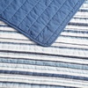 image:imageNautica  Quilt Set Soft Bedding with Matching Sham Rounded Corner Reversible Design Pembrook Blue TwinPembrook Blue
