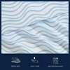 image:imageNautica  Sheet Set Breathable amp Cooling Microfiber Bedding with Matching Pillowcase Deep Pocket Fully Elasticized Nantucket Lobster Ocean Breeze Blue TwinLinearly Waves Ocean Breeze Blue