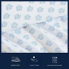 image:imageNautica  Sheet Set Breathable amp Cooling Microfiber Bedding with Matching Pillowcase Deep Pocket Fully Elasticized Nantucket Lobster Ocean Breeze Blue TwinCoastal Coral Ocean Breeze Blue