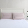 image:imageNautica  Standard Pillowcase Set Crisp Cotton Percale Bedding with Envelope Closure Lightweight Striped Room Decor College Dorm Room Essentials Beaux Stripe Blue Set of 2Coleridge Stripe Red