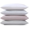 image:imageNautica  Standard Pillowcase Set Crisp Cotton Percale Bedding with Envelope Closure Lightweight Striped Room Decor College Dorm Room Essentials Beaux Stripe Blue Set of 2Coleridge Stripe Charcoal