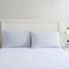 image:imageNautica  Standard Pillowcase Set Crisp Cotton Percale Bedding with Envelope Closure Lightweight Striped Room Decor College Dorm Room Essentials Beaux Stripe Blue Set of 2Beaux Stripe Blue