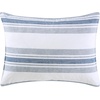 image:imageNautica  Standard Quilted Sham Yarn Dyed Cotton Bedding with Reversible Plaid Design Lightweight Pillowcase College Dorm Room Essentials Adelson BlueBay Shore Navy